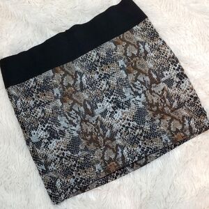 Guess Snake Print Pencil Mini Skirt Size M